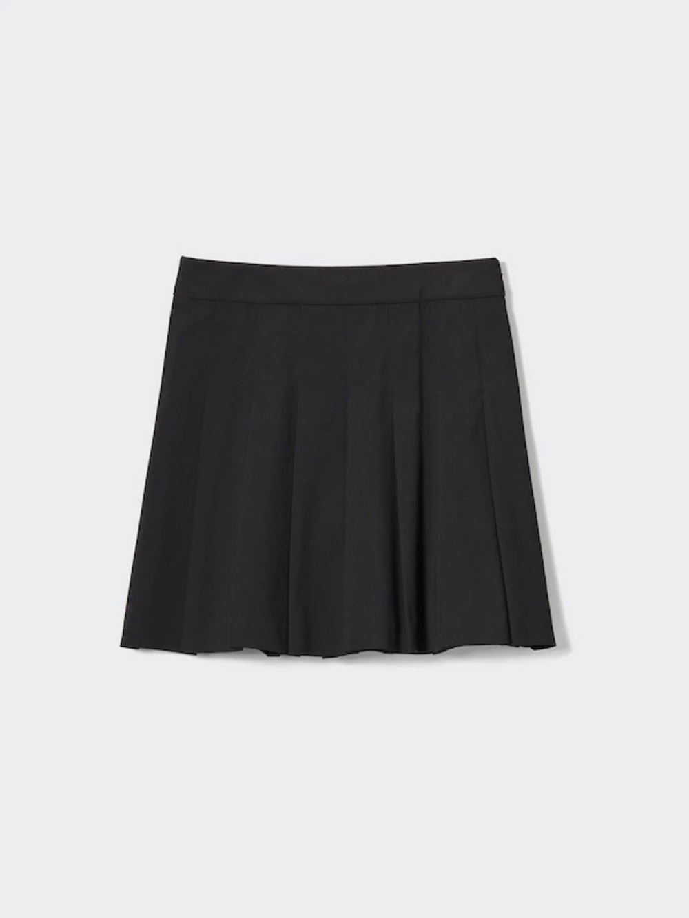 Uniqlo Black Pleated Mini Skirt